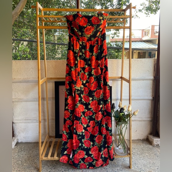 FOREVER 21 Floral Strapless Dress. Size- S - Picture 7 of 12